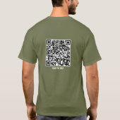 QR-Code Jesus - Trauma-Terminator-Schriftstellen T-Shirt (Rückseite)