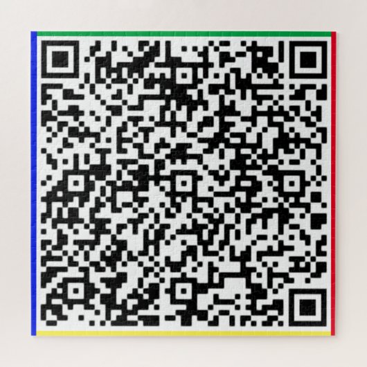 QR Code Jigsaw Puzzle Ihr Überraschungsnachricht G (Horizontal)