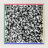 QR Code Jigsaw Puzzle Ihr Überraschungsnachricht G (Vertikal)