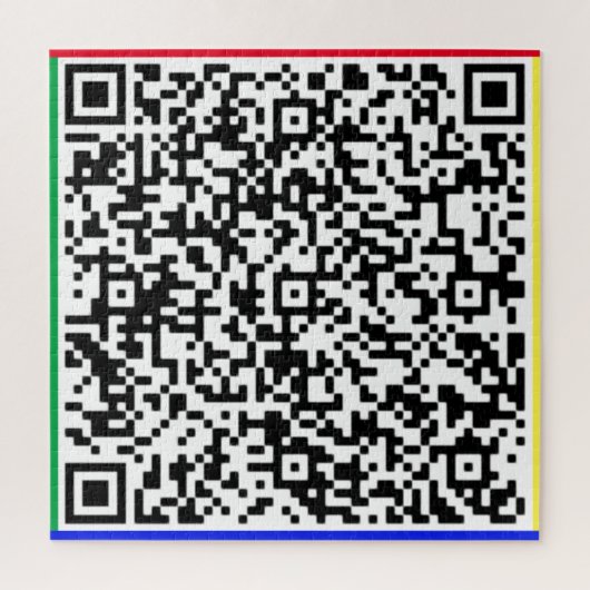 QR Code Jigsaw Puzzle Ihr Überraschungsnachricht G (Vertikal)