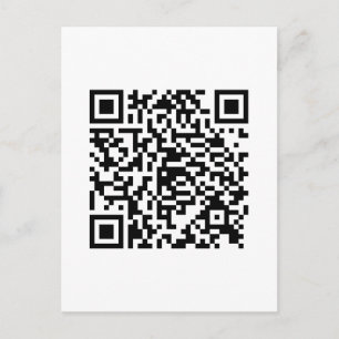 QR Code Junkie Style Postkarte