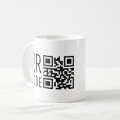 Qr-Code Kaffeetasse (Vorderseite Links)