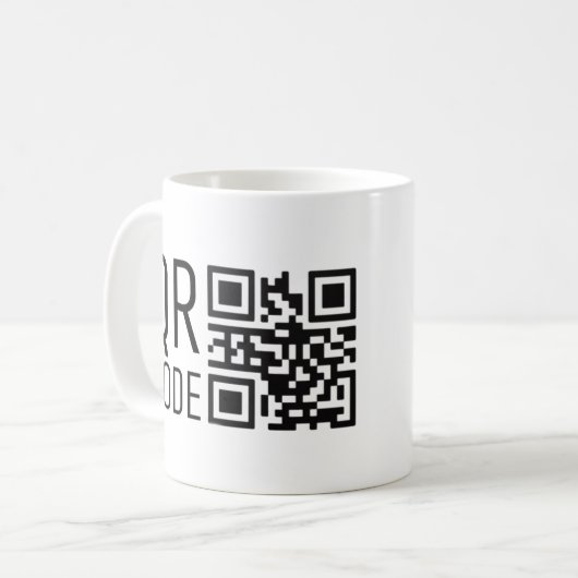 Qr-Code Kaffeetasse (Vorderseite Links)