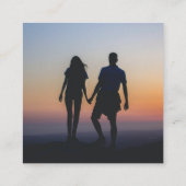 QR-Code Kalligrafie UAWG Hochzeit Begleitkarte (Rückseite)