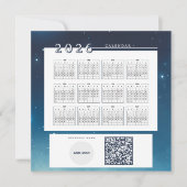 QR-Code-Karte für 2026-Kalender hinzufügen (Vorderseite)