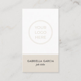 QR-Code-Karte für das neutrale Firmenlogo des Kind Visitenkarte