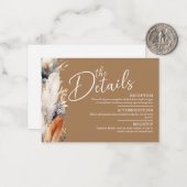 QR-Code-Karte Mitteilungskarte (Vorderseite/Rückseite Beispiel)