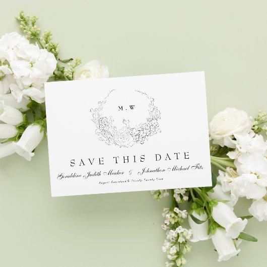 QR-Code - Klassische Eleganz eines FOTOS | Subtile Save The Date