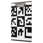 qr Code Klemmbrett (Links)