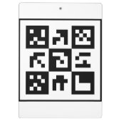 qr Code Klemmbrett (Rückseite)