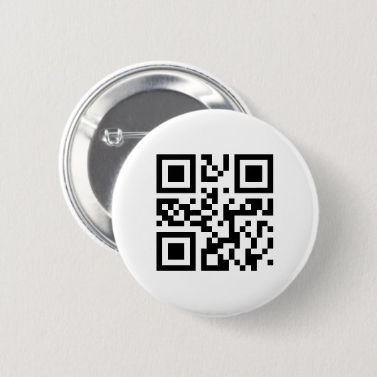 QR Code-Knopf-Schablone Button (Vorne & Hinten)