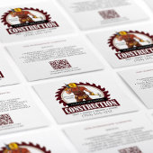 QR-Code-Konstruktionsbücher Moderner Beruflicher Quadratische Visitenkarte