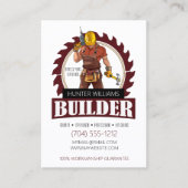 QR Code Konstruktionsplaner Beruflich vertikal Visitenkarte (Vorderseite)