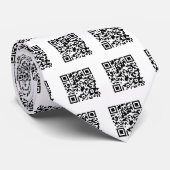 QR Code - Krawatte (Gerollt)