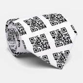 QR Code-Krawatte Krawatte (Gerollt)