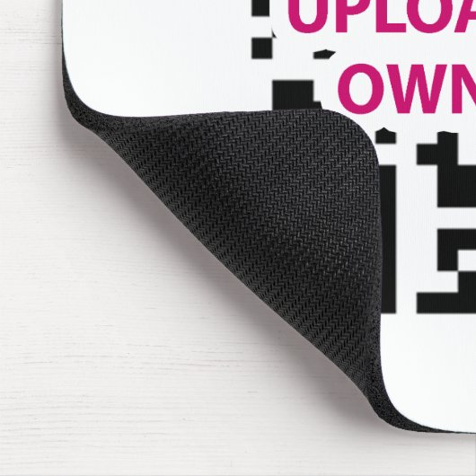 QR Code kundengerecht Mousepad (Ecke)