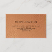 QR Code Kupferfolienprofil Visitenkarte (Rückseite)