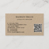 QR-Code-Landschaftsarchitekten-Begrünung Visitenkarte (Rückseite)