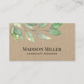 QR-Code-Landschaftsarchitekten-Begrünung Visitenkarte (Vorderseite)