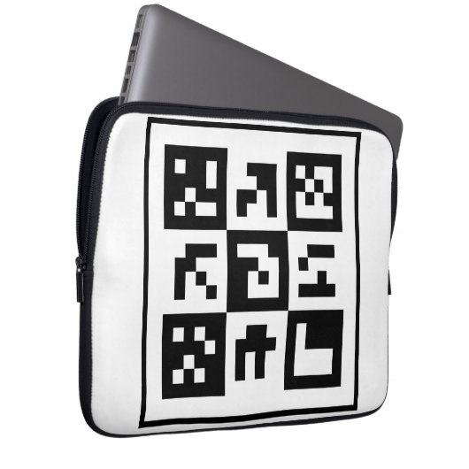 qr Code Laptopschutzhülle (Vorne Rechts)