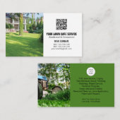 QR-Code Lawinenservice-Visitenkarte mit Fotos Visitenkarte (Vorne/Hinten)