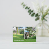 QR-Code Lawinenservice-Visitenkarte mit Fotos Visitenkarte (Stehend Vorderseite)