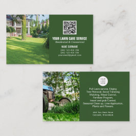 QR-Code Lawinenservice-Visitenkarte mit Fotos Visitenkarte