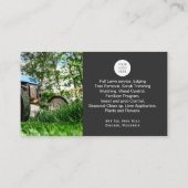 QR-Code Lawinenservice-Visitenkarte mit Fotos Visitenkarte (Rückseite)