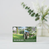 QR-Code Lawinenservice-Visitenkarte mit Fotos Visitenkarte (Stehend Vorderseite)