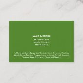 QR-Code Lawinenservice-Visitenkarte mit Fotos Visitenkarte (Rückseite)