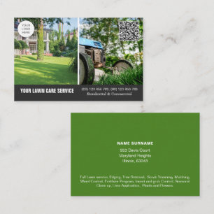 QR-Code Lawinenservice-Visitenkarte mit Fotos Visitenkarte