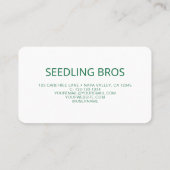 QR Code Lawn Care Connect mit uns Visitenkarte (Rückseite)