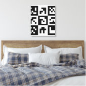 qr Code Leinwanddruck (Insitu (Schlafzimmer))