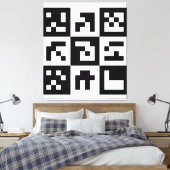 qr Code Leinwanddruck (Insitu (Schlafzimmer))