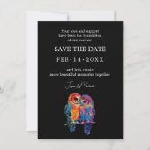 🌈 QR-Code LGBTQ Eternal Unity Hochzeit Save The Date (Vorderseite)