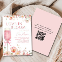 QR-Code-Liebe im Brautparty "Bloom Pink Bow"