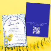 QR Code Liebe & Limoncello Brautparty Einladung