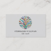 QR Code Life Coach Visitenkarte (Vorderseite)