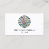 QR Code Life Coach Visitenkarte (Vorderseite)