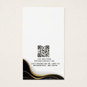 QR Code Lion Logo Business Scan für Display Cards (Rückseite)