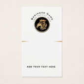 QR Code Lion Logo Business Scan für Display Cards (Vorderseite)