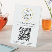 QR-Code/Logo-Basis/Menü-Logo Sockelschild (In Situ)