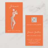 QR-Code-Logo-Bereich für die Gestaltung des Gehäus Visitenkarte (Vorne/Hinten)