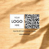 QR-Code-Logo Berufliche Briefmarke aus Gummi Gummistempel