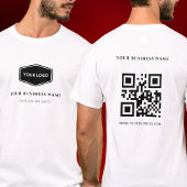 QR-Code-Logo für benutzerdefinierte Werbefirmen T-Shirt