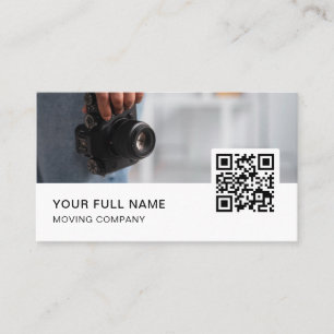QR-Code-Logo für Social Media Visitenkarte