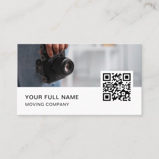 QR-Code-Logo für Social Media Visitenkarte (Vorderseite)