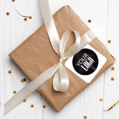 QR-Code Logo hinzufügen Quadratischer Aufkleber