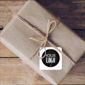 QR-Code Logo hinzufügen Quadratischer Aufkleber