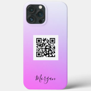 QR-Code, Logo, Kunst oder Foto, Namensgradient Fuc Case-Mate iPhone Hülle